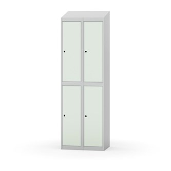 Novis vaatekaappi, vinokatto, 2:2, L60 cm