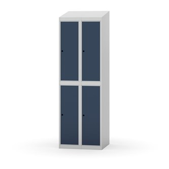 Novis vaatekaappi, vinokatto, 2:2, L60 cm