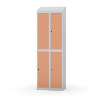 Novis vaatekaappi, vinokatto, 2:2, L60 cm