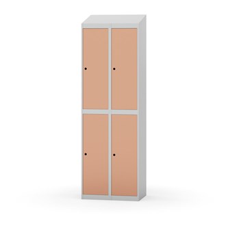 Novis vaatekaappi, vinokatto, 2:2, L60 cm