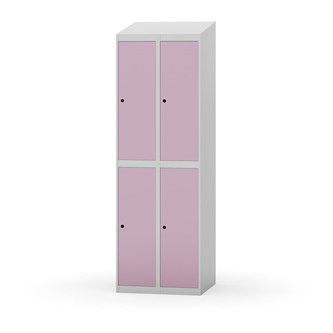 Novis vaatekaappi, vinokatto, 2:2, L60 cm