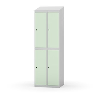 Novis vaatekaappi, vinokatto, 2:2, L60 cm