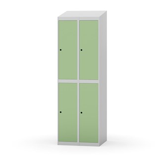 Novis vaatekaappi, vinokatto, 2:2, L60 cm