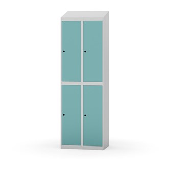 Novis vaatekaappi, vinokatto, 2:2, L60 cm