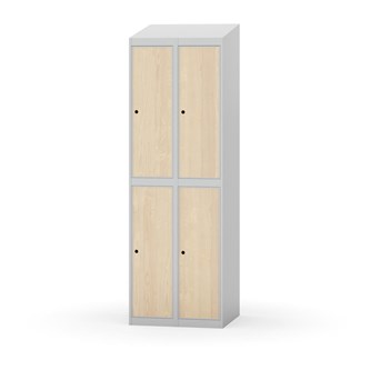 Novis vaatekaappi, vinokatto, 2:2, L60 cm