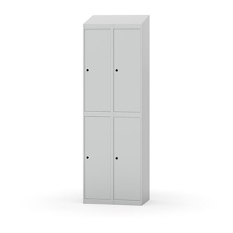 Novis vaatekaappi, vinokatto, 2:2, L60 cm