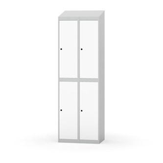 Novis vaatekaappi, vinokatto, 2:2, L60 cm