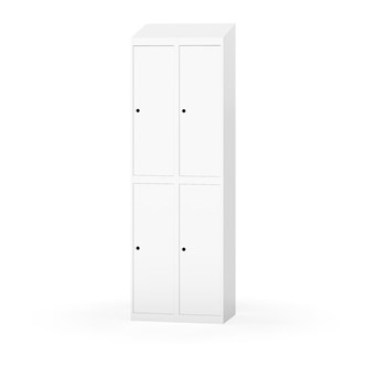 Novis vaatekaappi, vinokatto, 2:2, L60 cm