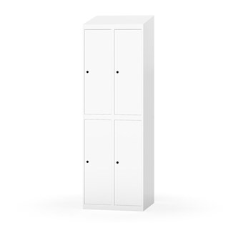 Novis vaatekaappi, vinokatto, 2:2, L60 cm