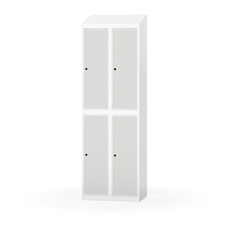 Novis vaatekaappi, vinokatto, 2:2, L60 cm