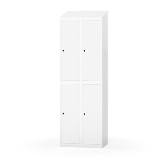 Novis vaatekaappi, vinokatto, 2:2, L60 cm