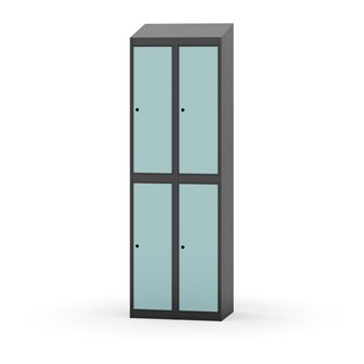 Novis vaatekaappi, vinokatto, 2:2, L60 cm