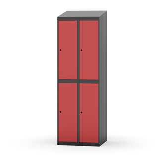 Novis vaatekaappi, vinokatto, 2:2, L60 cm