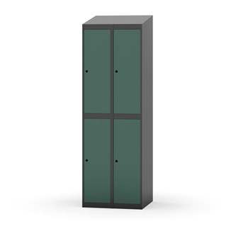 Novis vaatekaappi, vinokatto, 2:2, L60 cm