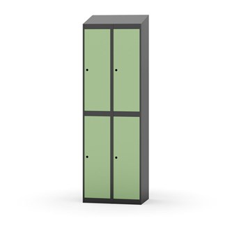 Novis vaatekaappi, vinokatto, 2:2, L60 cm