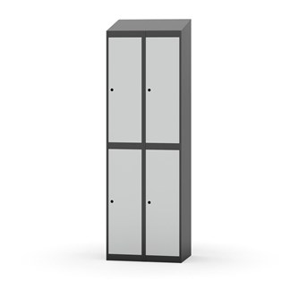 Novis vaatekaappi, vinokatto, 2:2, L60 cm