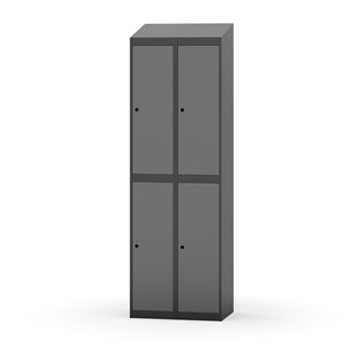 Novis vaatekaappi, vinokatto, 2:2, L60 cm