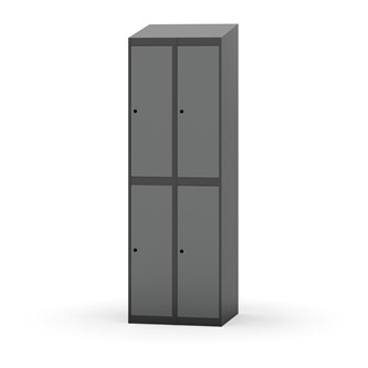 Novis vaatekaappi, vinokatto, 2:2, L60 cm