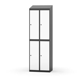 Novis vaatekaappi, vinokatto, 2:2, L60 cm