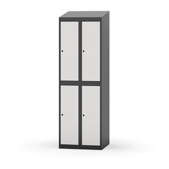 Novis vaatekaappi, vinokatto, 2:2, L60 cm