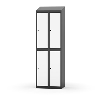 Novis vaatekaappi, vinokatto, 2:2, L60 cm