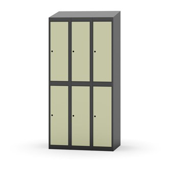 Novis vaatekaappi, vinokatto, 2:3, L90 cm