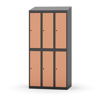 Novis vaatekaappi, vinokatto, 2:3, L90 cm