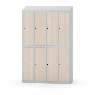 Novis vaatekaappi, vinokatto, 2:4, L120 cm