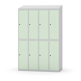 Novis vaatekaappi, vinokatto, 2:4, L120 cm