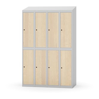 Novis vaatekaappi, vinokatto, 2:4, L120 cm