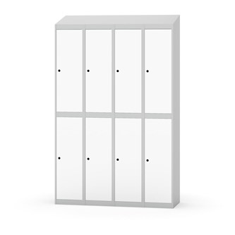 Novis vaatekaappi, vinokatto, 2:4, L120 cm