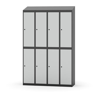 Novis vaatekaappi, vinokatto, 2:4, L120 cm
