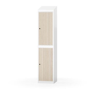 Novis vaatekaappi, vinokatto, 2:1, L40 cm