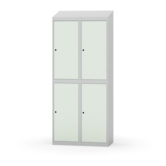 Novis vaatekaappi, vinokatto, 2:2, L80 cm