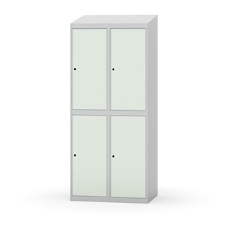 Novis vaatekaappi, vinokatto, 2:2, L80 cm