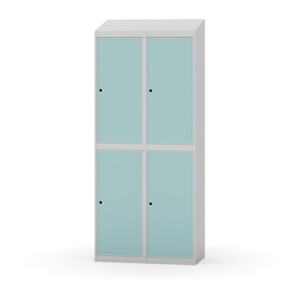 Novis vaatekaappi, vinokatto, 2:2, L80 cm