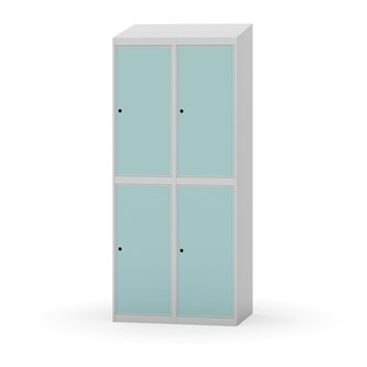 Novis vaatekaappi, vinokatto, 2:2, L80 cm