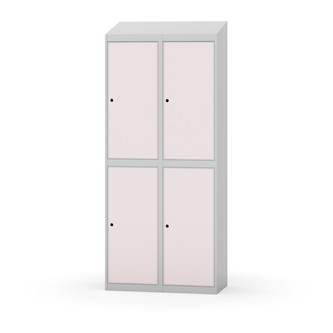 Novis vaatekaappi, vinokatto, 2:2, L80 cm