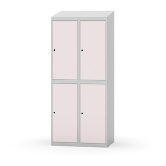 Novis vaatekaappi, vinokatto, 2:2, L80 cm