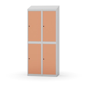 Novis vaatekaappi, vinokatto, 2:2, L80 cm