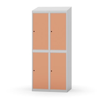 Novis vaatekaappi, vinokatto, 2:2, L80 cm