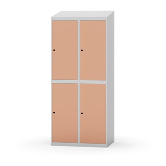 Novis vaatekaappi, vinokatto, 2:2, L80 cm