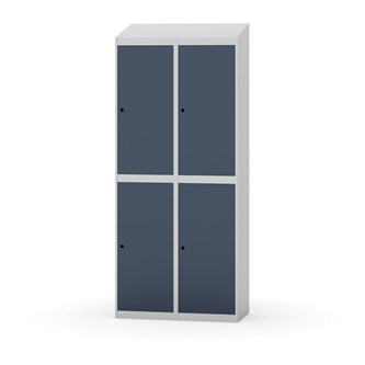 Novis vaatekaappi, vinokatto, 2:2, L80 cm