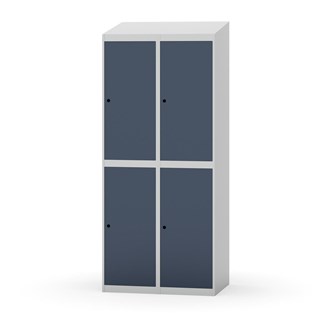 Novis vaatekaappi, vinokatto, 2:2, L80 cm