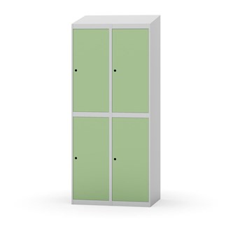 Novis vaatekaappi, vinokatto, 2:2, L80 cm