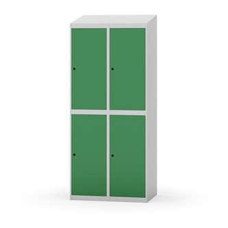 Novis vaatekaappi, vinokatto, 2:2, L80 cm