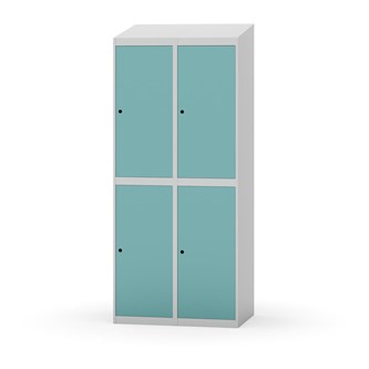 Novis vaatekaappi, vinokatto, 2:2, L80 cm