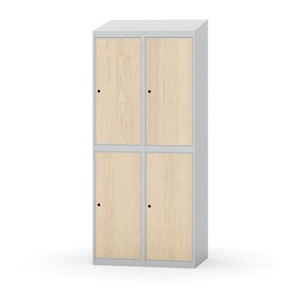 Novis vaatekaappi, vinokatto, 2:2, L80 cm