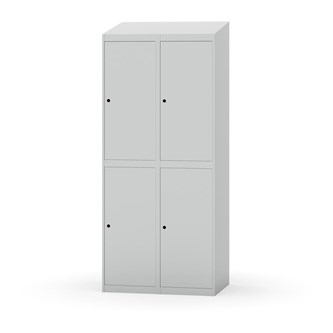 Novis vaatekaappi, vinokatto, 2:2, L80 cm