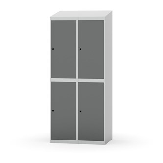 Novis vaatekaappi, vinokatto, 2:2, L80 cm